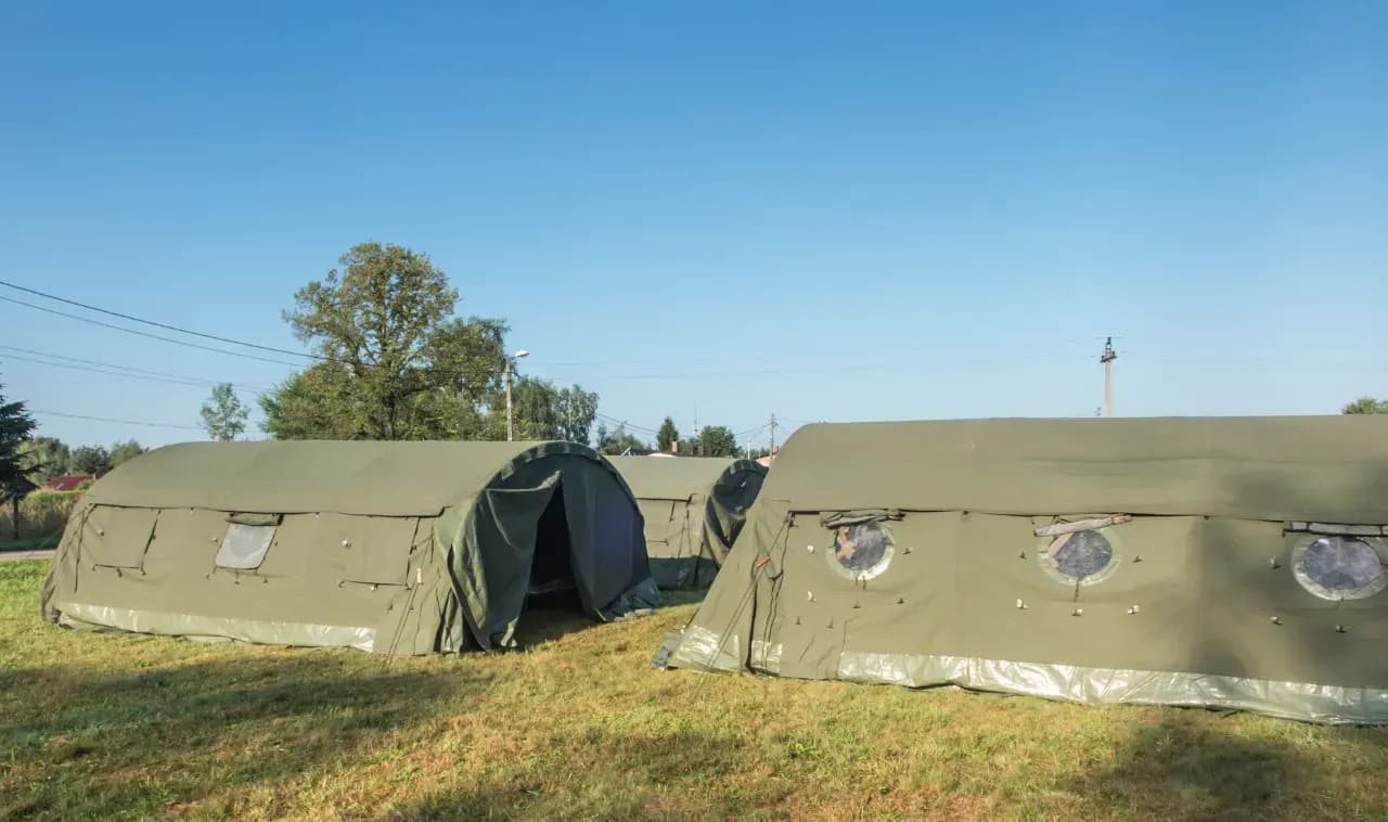 Militärische Einsatz Böden für Zelte kaufen