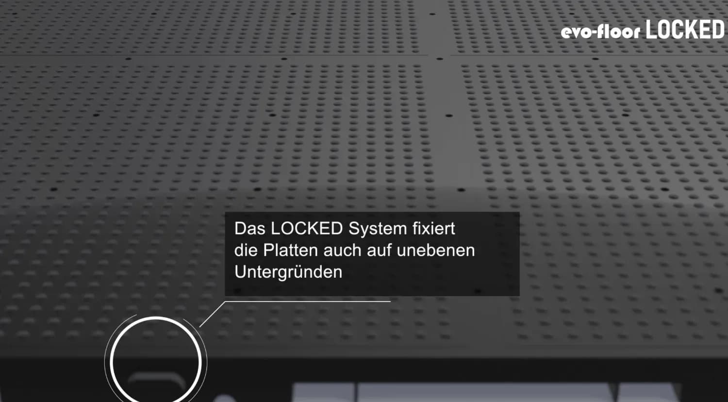 Hochwertiger Zeltboden mit Klicksystem aus Kunststoff - Schnell und ohne Werkzeug verlegt