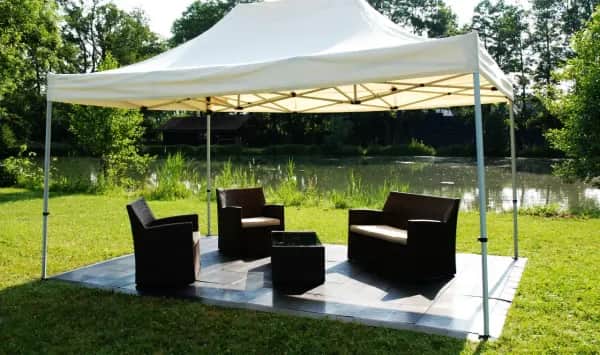 Temporary Flooring for Uneven Outdoor Ground