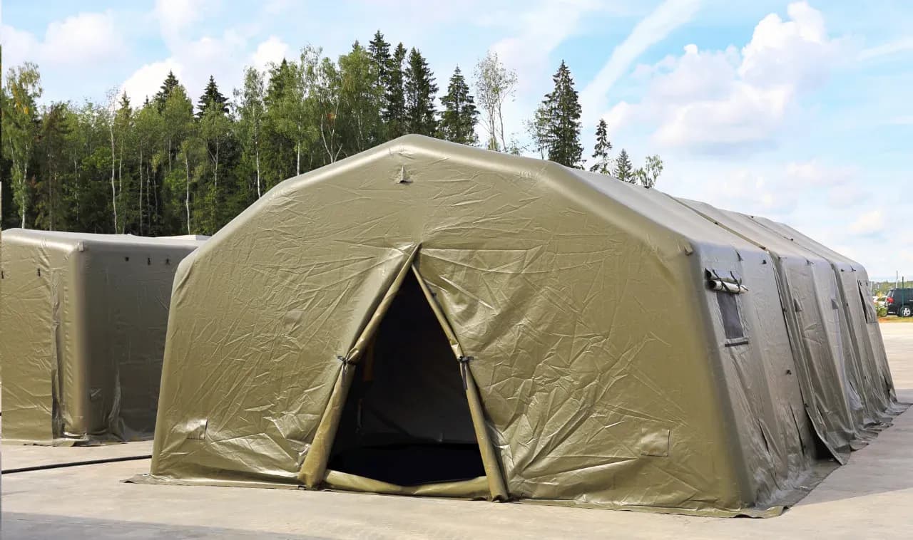 Wetterfeste Bodenplatten für Militärzelte kaufen