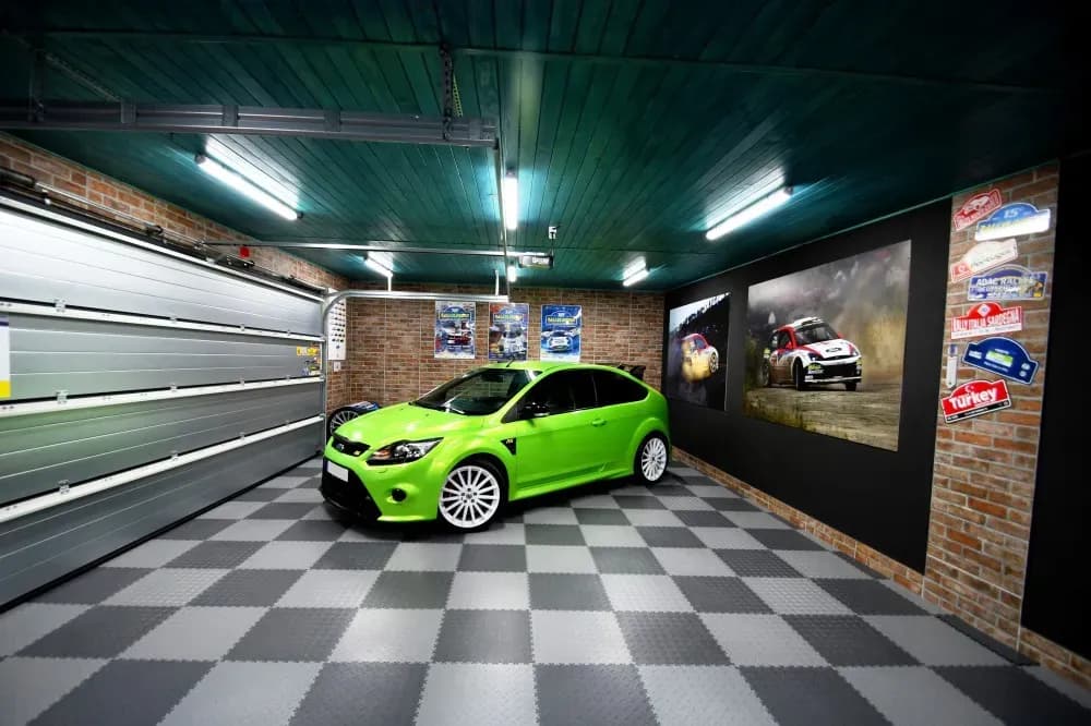 Rutschfester PVC-Boden für Garage